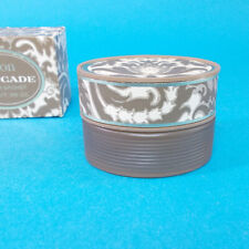 Vtg 1970s Avon BROCADE Cream Sachet .66 oz Glass Jar Decanter w Box NOS picture