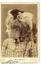 Vintage Cabinet Card Maude Granger American Stage Actress  Mora Photo picture