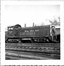 1953 Brewster, Ohio Engine #241 Nickel Plate W&LE Vtg Photo 3.25