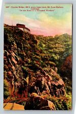 Mt. Lowe CA-California Circular Bridge Railway Thousand Wonders Vintage Postcard picture