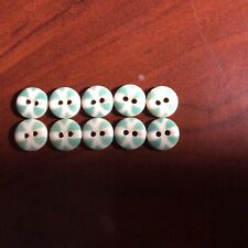 Lot Of 10 China Stencil Buttons. picture