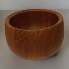 Vintage Mid-Century Modern Dansk Jens Quistgaard Staved Wood Large 11” Bowl picture