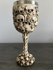 Halloween Decorative Multi Skull and Spine Goblet picture