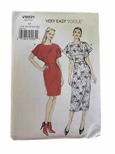 Very Easy Vogue Sewing Pattern V9021 E9 Misses Fitted Dress 14-22 COMPLETE picture