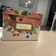 RIFLE PAPER CO Juliet Rose Recipe Box~NEW picture