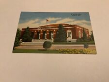 Auburn, Alabama ~ U.S. Post Office - Unposted LInen Vintage Postcard picture
