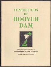 Construction of the Boulder / Hoover Dam Dept of Interior booklet ca 1948 picture