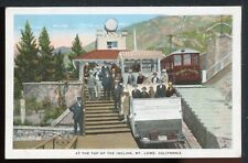 1931 At the Top of the Incline Mt. Lowe Railway CA Historic Vintage Postcard picture