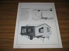 1970 Print Ad Mossberg Marine Camper 14 Ft Boat & Tent Camping Trailer picture