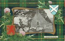 Postcard 1920s UK Scotland Gordon Ayr crest Tartan 23-8495 picture