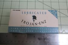 Vintage TROJAN-ENZ Rubber Prophylactics  Boxes With  Sealed Condoms picture