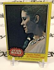 1977 Topps Star Wars Princess Leia -- Carrie Fisher # 190       YELLOW picture
