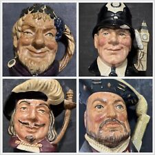 Vintage Royal Doulton Toby Mugs, Lot Of 4 For Years: 1955, 1958, 1975, 1985 picture