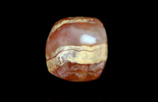 Tiny Natural Etched Carnelian Dzi Bead Hindukush Valley 10x5mm #A510 Rare Stone picture