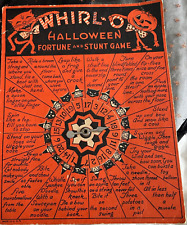 Vintage Halloween Beistle Whirl O Fortune and Stunt Game: Original picture