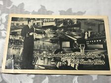 Vintage Postcard  Visit Backstage at Radio City NBC Studio Tour picture
