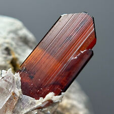 66Ct. Full Terminated Brookite Crystal On Matrix From Baluchistan Pakistan picture