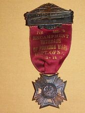 VINTAGE WWI  1926 VFW  POUGHKEEPSIE NY   ENCAMPMENT  MEDAL RIBBON PIN picture