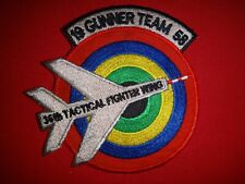 USAF Patch 36th Tactical Fighter Wing GUNNER TEAM 1958  picture