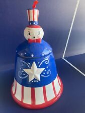 Johanna Parker Patriotic 4th of July Bell Jar Canister picture