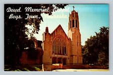 Home For Boys' Dowd Memorial Chapel, Omaha, Boys Town Nebraska Vintage Postcard picture