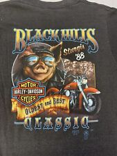 VTG 1988 3D Emblem Sturgis Harley Davidson T shirt 2 Side Graphic 85 Yrs Sz M picture