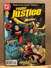 YOUNG JUSTICE - # 1 - NOVEMBER 2001 - VF+/NM - SIGNED COPY picture