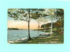 Norwood, Mass. New Pond Antique Postcard picture