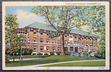 Vintage Postcard 1938 Cass County Hospital Logansport Indiana (IN) picture