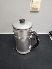 Vintage Wear-Ever Drip Coffee Pot No. 966 2-6 Cups Aluminum With Bakelite Handle picture