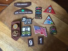 Vintage Lot of Girl Scouts Pins and Patches picture