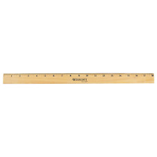 05018 Beveled Wooden Ruler with Single Metal Edge, 18 Inch picture