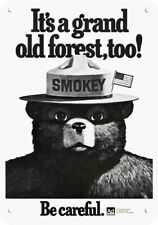 1979 SMOKEY THE BEAR Grand Old Forest -Ad Council- DECORATIVE REPLICA METAL SIGN picture