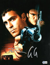 GEORGE CLOONEY QUENTIN TARANTINO SIGNED FROM DUSK TILL DAWN 11X14 PHOTO BAS 5 picture