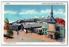 c1940's Swiss Village Exhibit Chicago World's Fair Chicago Illinois IL Postcard picture