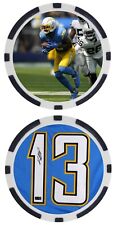 KEENAN ALLEN #2 - LOS ANGELES CHARGERS - POKER CHIP - ***SIGNED/AUTO*** picture