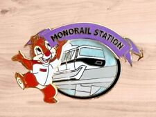 RARE Disney WDW 40th Anniversary Pin Dale Completer LE 500 Monorail Station  picture