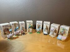 Lot of  8 Vintage Beatrix Potter Animal Figurines With Boxes picture