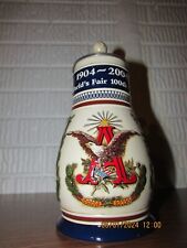 2004 Anheuser Busch Collectors Club Members 100th anniversary  9 inch beer Stein picture