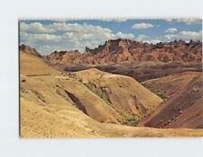 Postcard View of the uniquely rugged terrain, The Badlands Of South Dakota picture