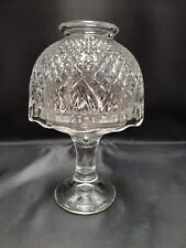 Partylite Clearview Crystal Fairy Light Clear Glass Tealight Votive Holder P0336 picture