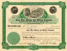 Lone Pine Mining and Milling Co. - Stock Certificate - Mining Stocks picture