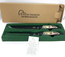 2023 Ducks Unlimited Soul Mates Carving Knife Set New With Box picture