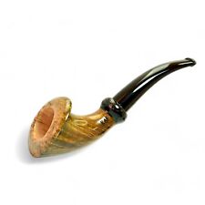 Briar unique artisan rare smoking tobacco horn exclusive freehand wooden pipe picture