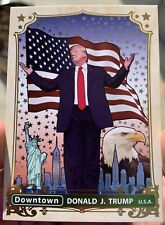 Donald Trump Downtown Custom Trading Card #/500 picture