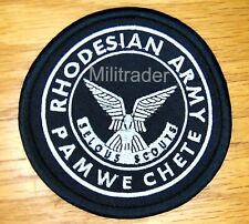 Rhodesia Rhodesian Army Special Forces Selous Scouts Pamwechete Patch picture