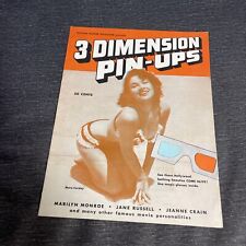 1950’s 3 Dimension Pin-up Vintage Magazine #1 Marilyn Monroe Jane Russell Nice picture