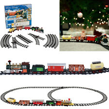 Rocky Mountain Train Set Toy Double Round Track Christmas Gift For Kids Boy Girl picture