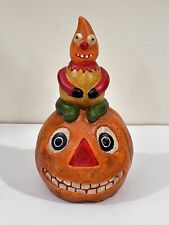 Vintage Halloween Pumpkin Gourd Unbranded Figurine picture
