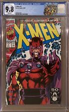 X-MEN #1 (1991) CGC 9.8 NM/Mint Variant Connecting Magneto Cover w/ Custom Label picture